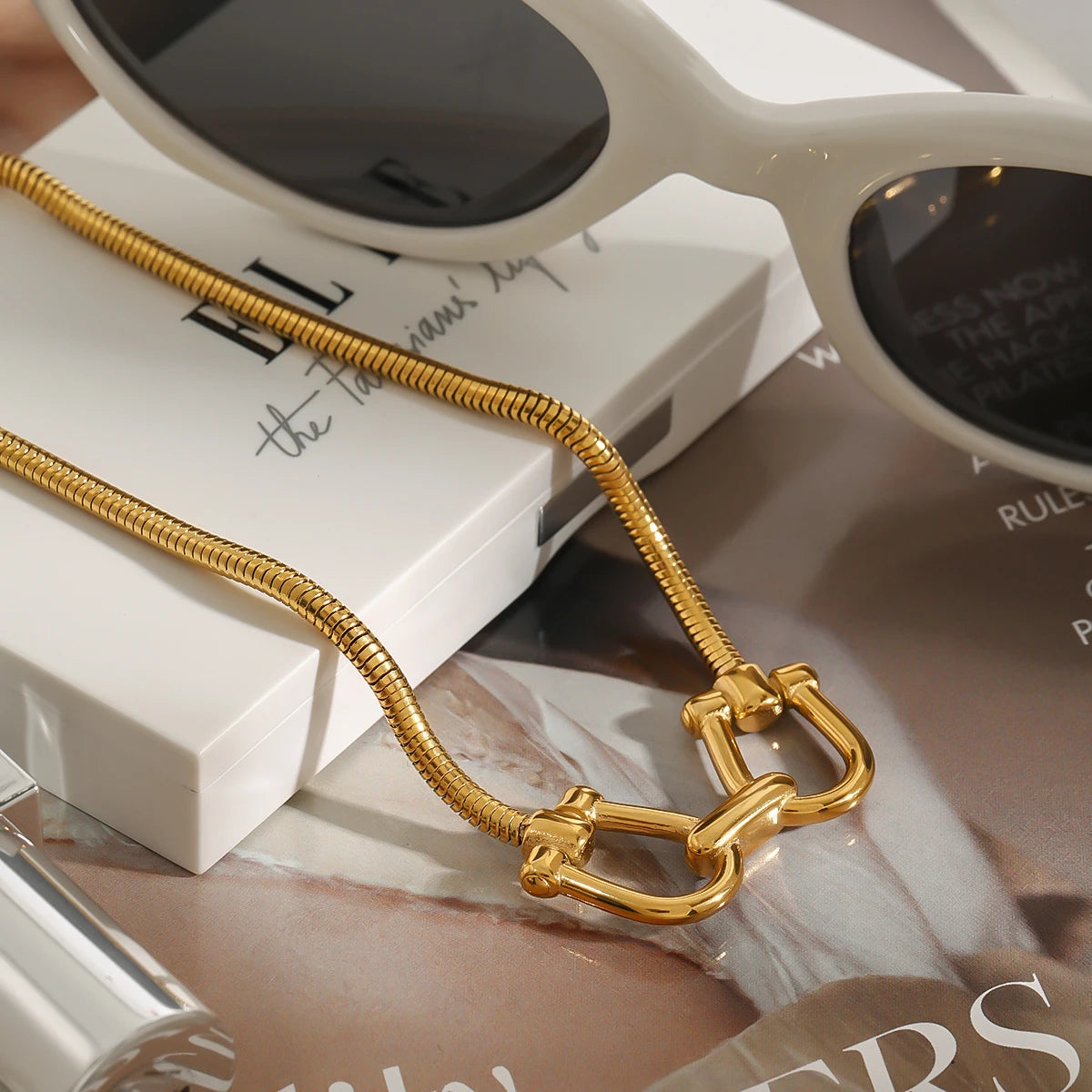Zip Link Necklace