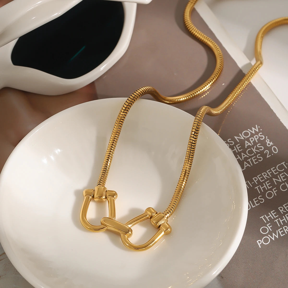 Zip Link Necklace