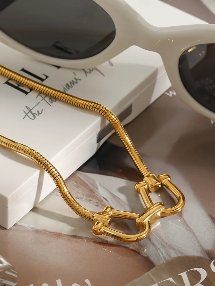 Zip Link Necklace