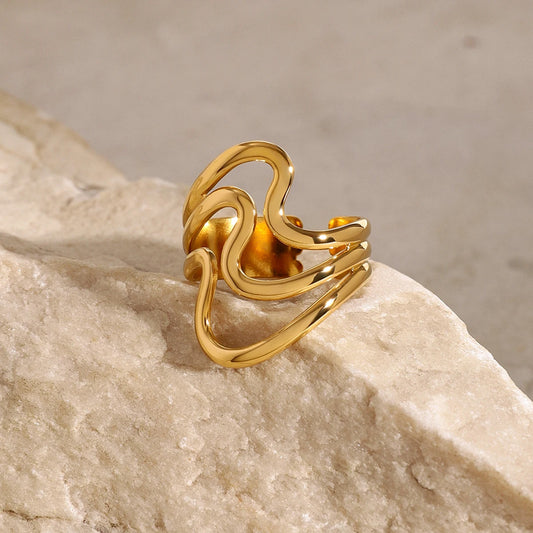 Adjustable Ripple Ring