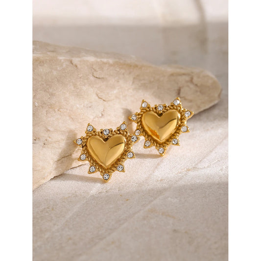 Guarded Heart Studs