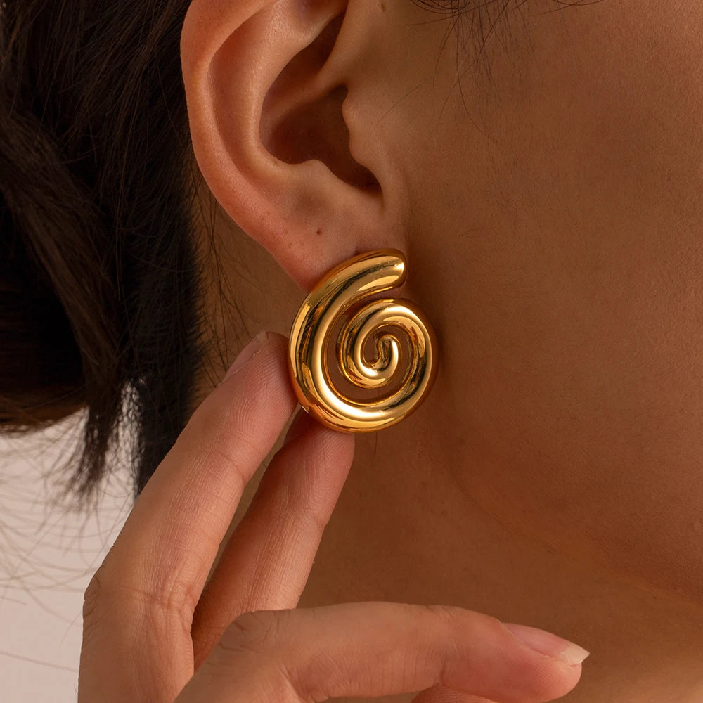 Spiralled Earrings