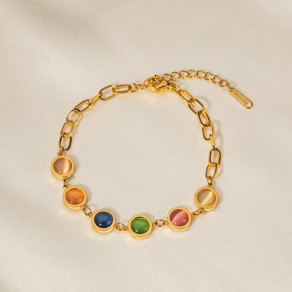 Multicolour Opalesque Bracelet