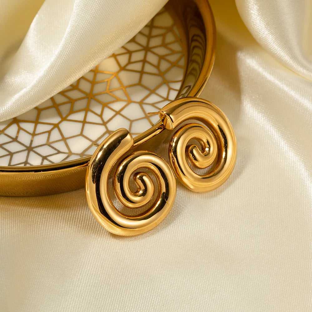 Spiralled Earrings