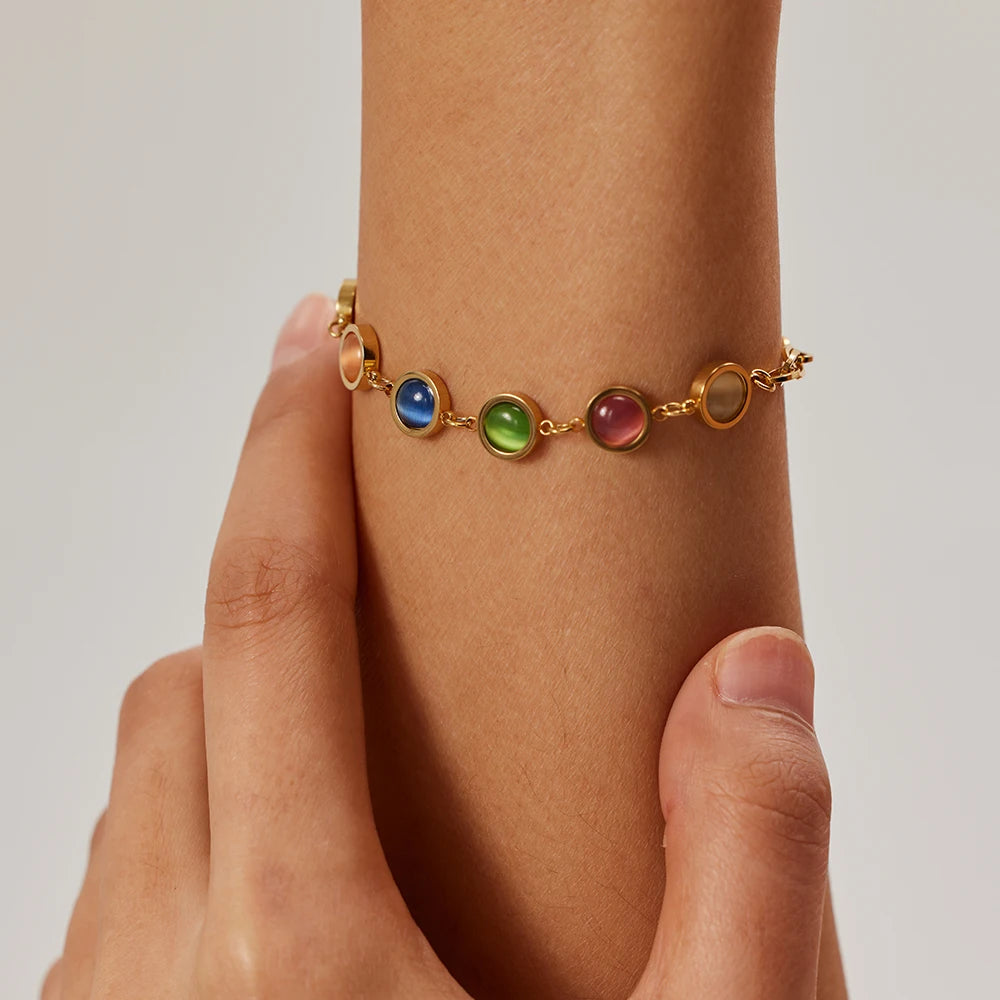 Multicolour Opalesque Bracelet