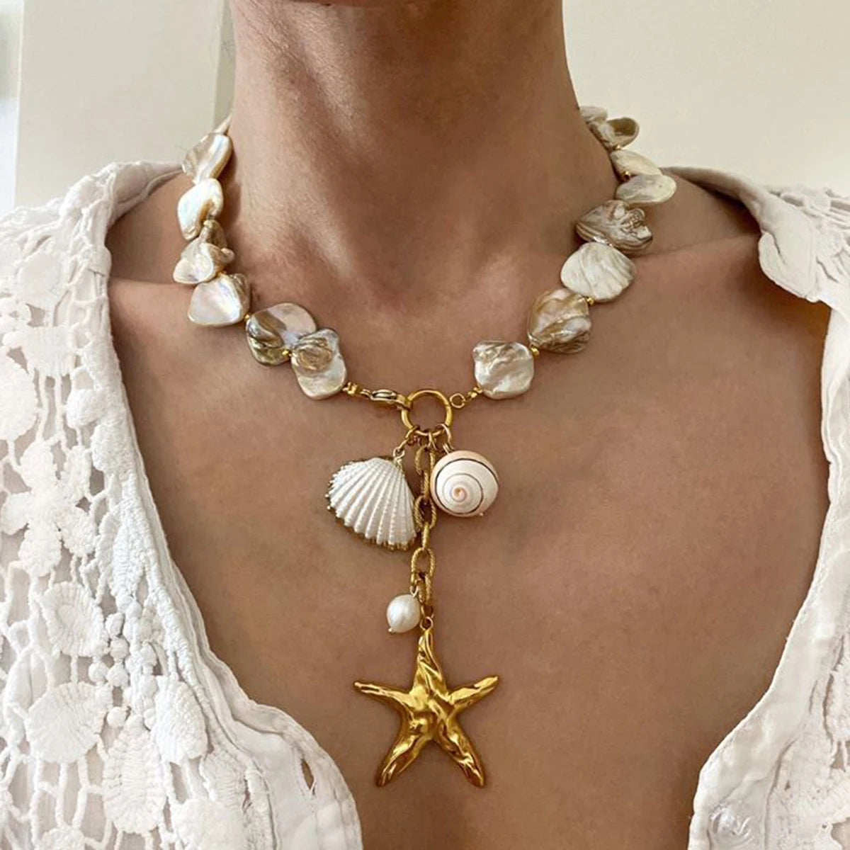 Star and Shell Necklace