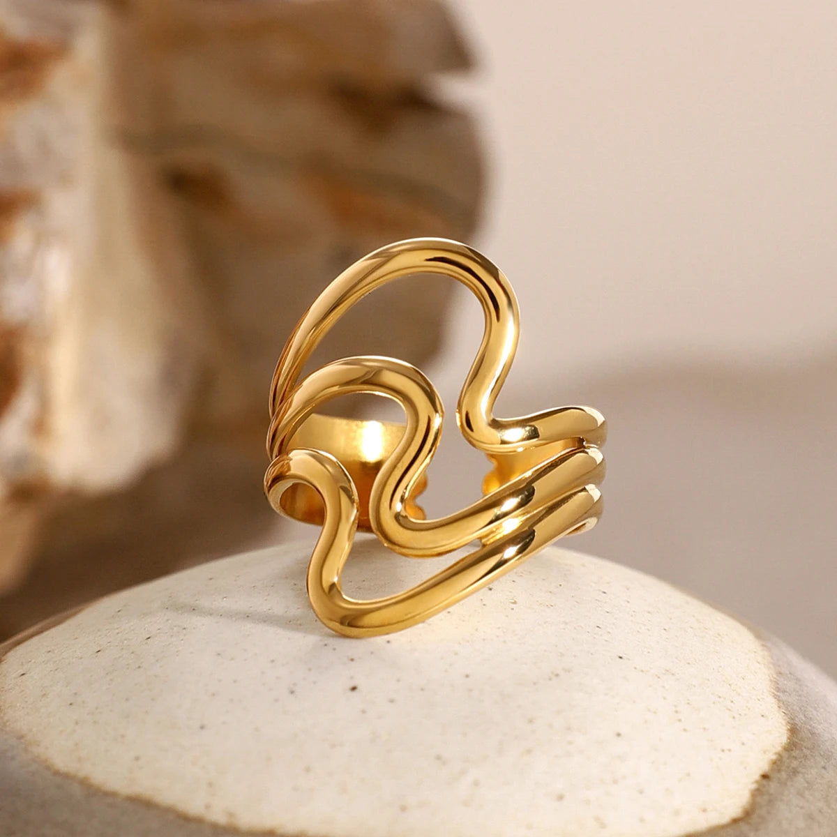 Adjustable Ripple Ring