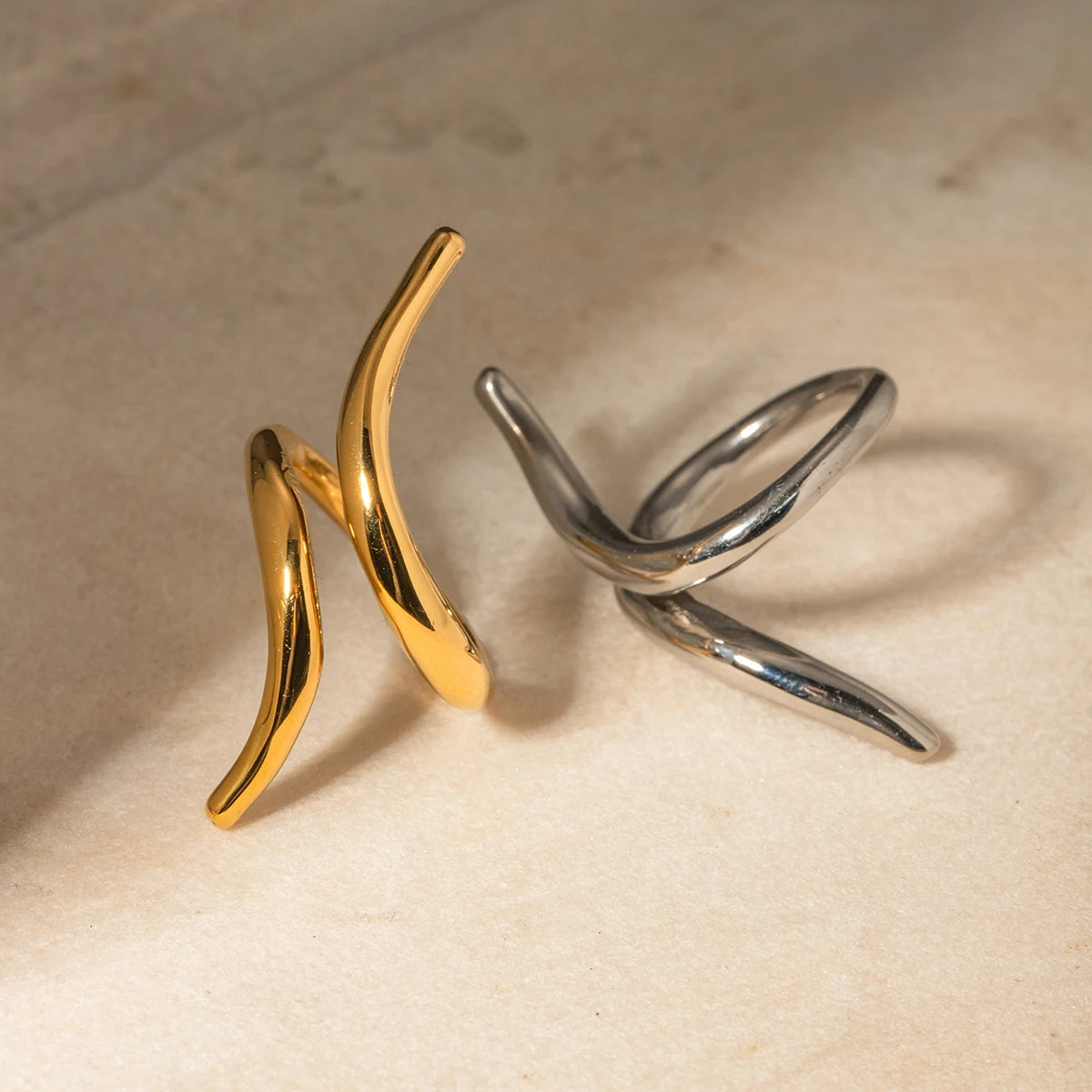 Corkscrew Adjustable Ring